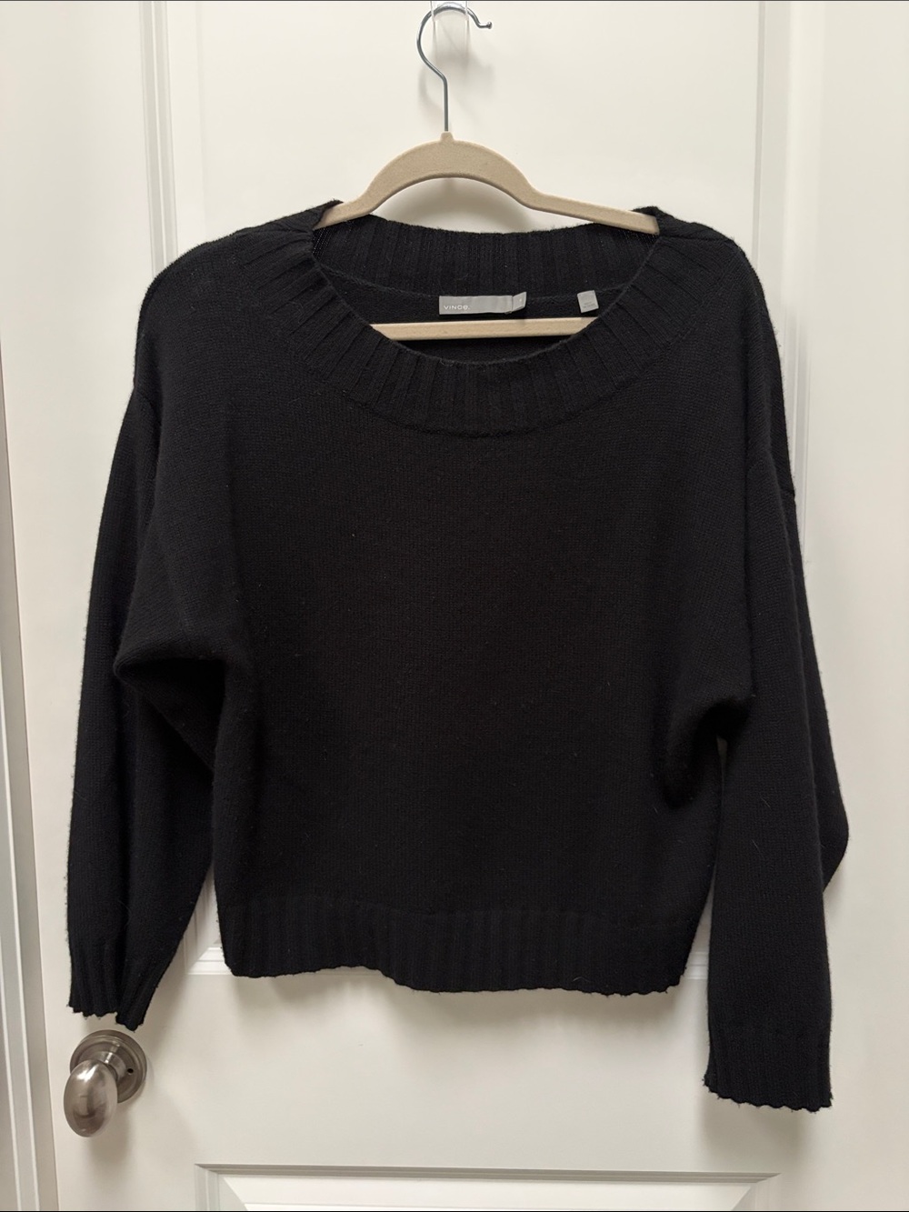 Vince Black Crewneck Sweater